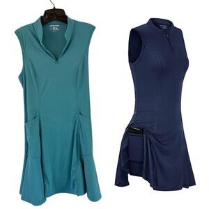 Jack Smith Teal Sleeveless Golf Tennis Mini Dress Size Small 41087